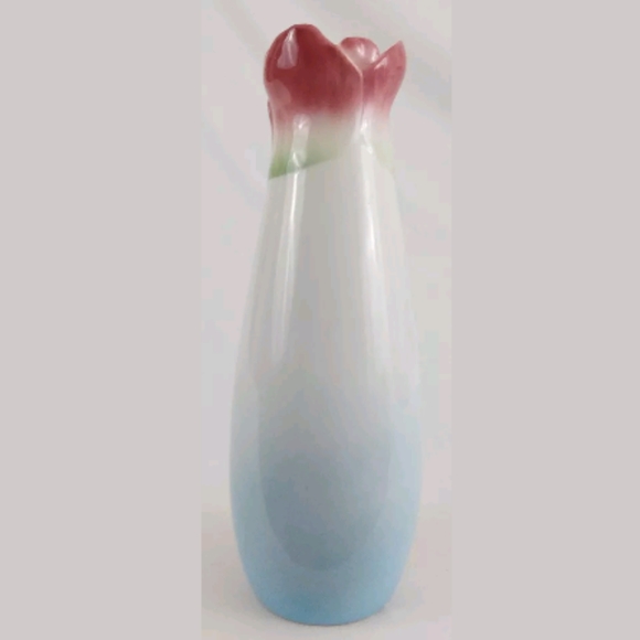 Beautiful 9" Franz Porcelain Tulip Vase XP1815 EC - Picture 4 of 7